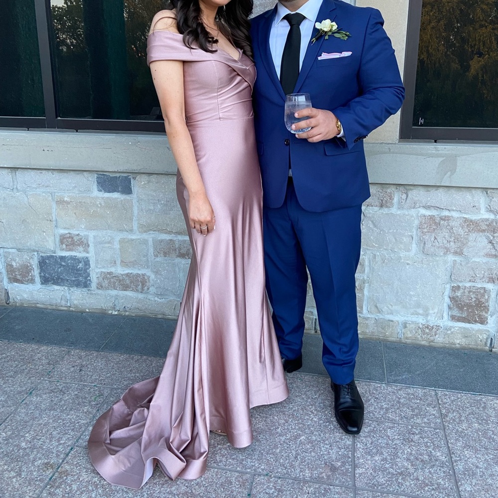 Jessica angel “rosey cheeks” prom/bridesmaid long dress